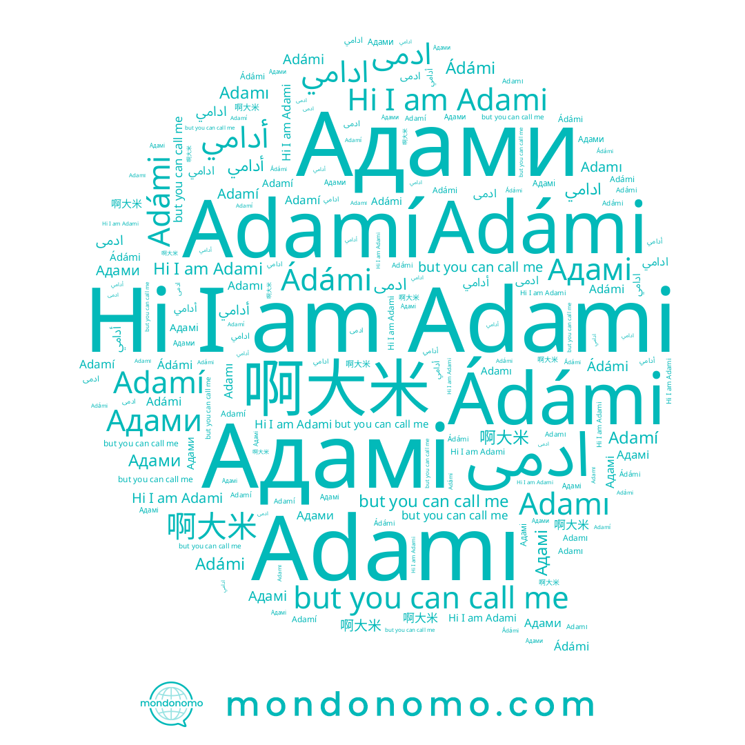 name Адамі, name ادامي, name Adamí, name Ádámi, name Adámi, name 啊大米, name Adamı, name Адами, name Adami