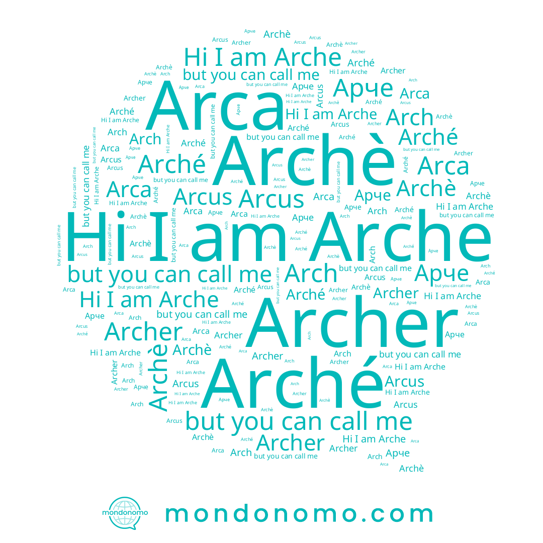 name Arché, name Arche, name Archer, name Arch, name Арче, name Arca