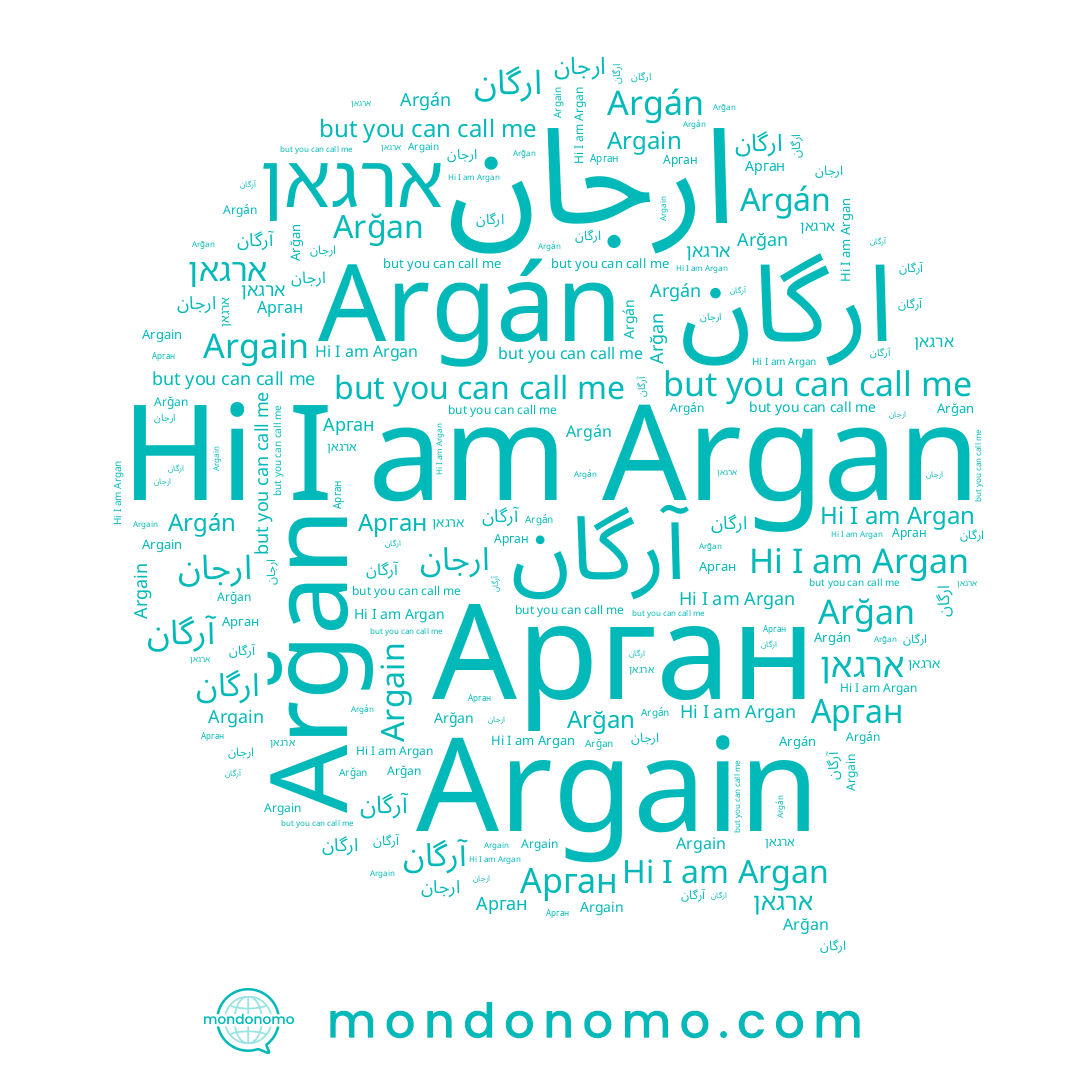 name Arğan, name ארגאן, name Argan, name Argán, name آرگان, name Арган, name ارگان, name Argain