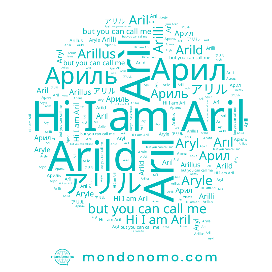 name Aryle, name Arìl, name Aryl, name Aril, name Арил, name اريل, name Arillus, name アリル, name Arilli, name Ариль, name Arıl, name Arild