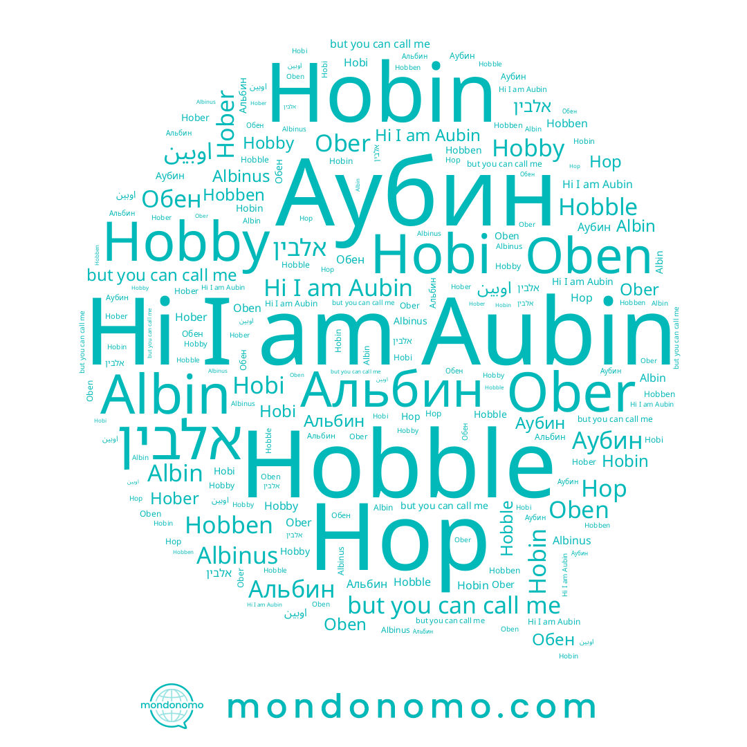 name Аубин, name 오빈, name Ober, name Aubin, name אלבין, name Hop, name Hobi, name Hobble, name Hober, name Hobby, name Обен, name Oben, name Albinus, name Hobin, name Albin, name Альбин, name Hobben