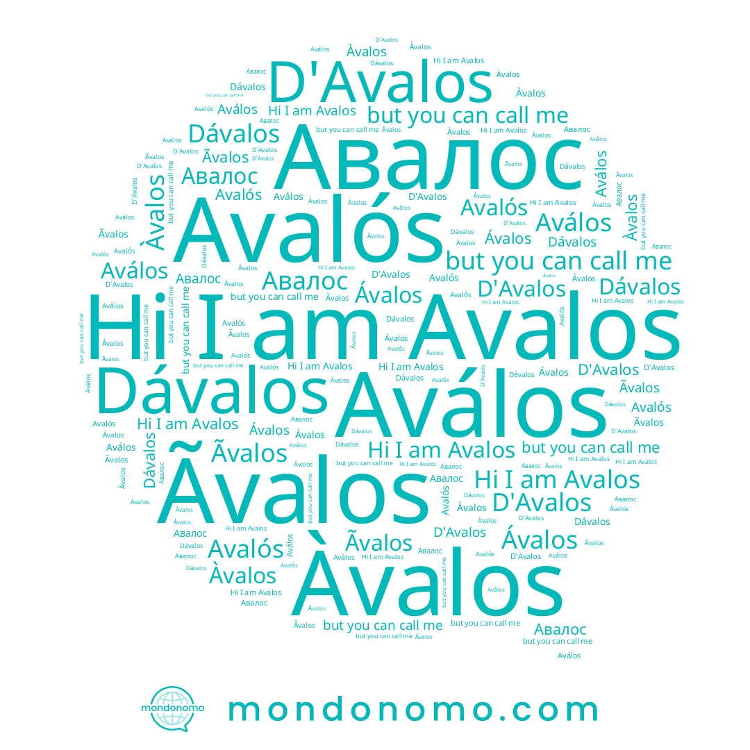 name Avalos, name Avalós, name D'Avalos, name Авалос, name Dávalos, name Àvalos, name Ávalos, name Aválos, name Ãvalos