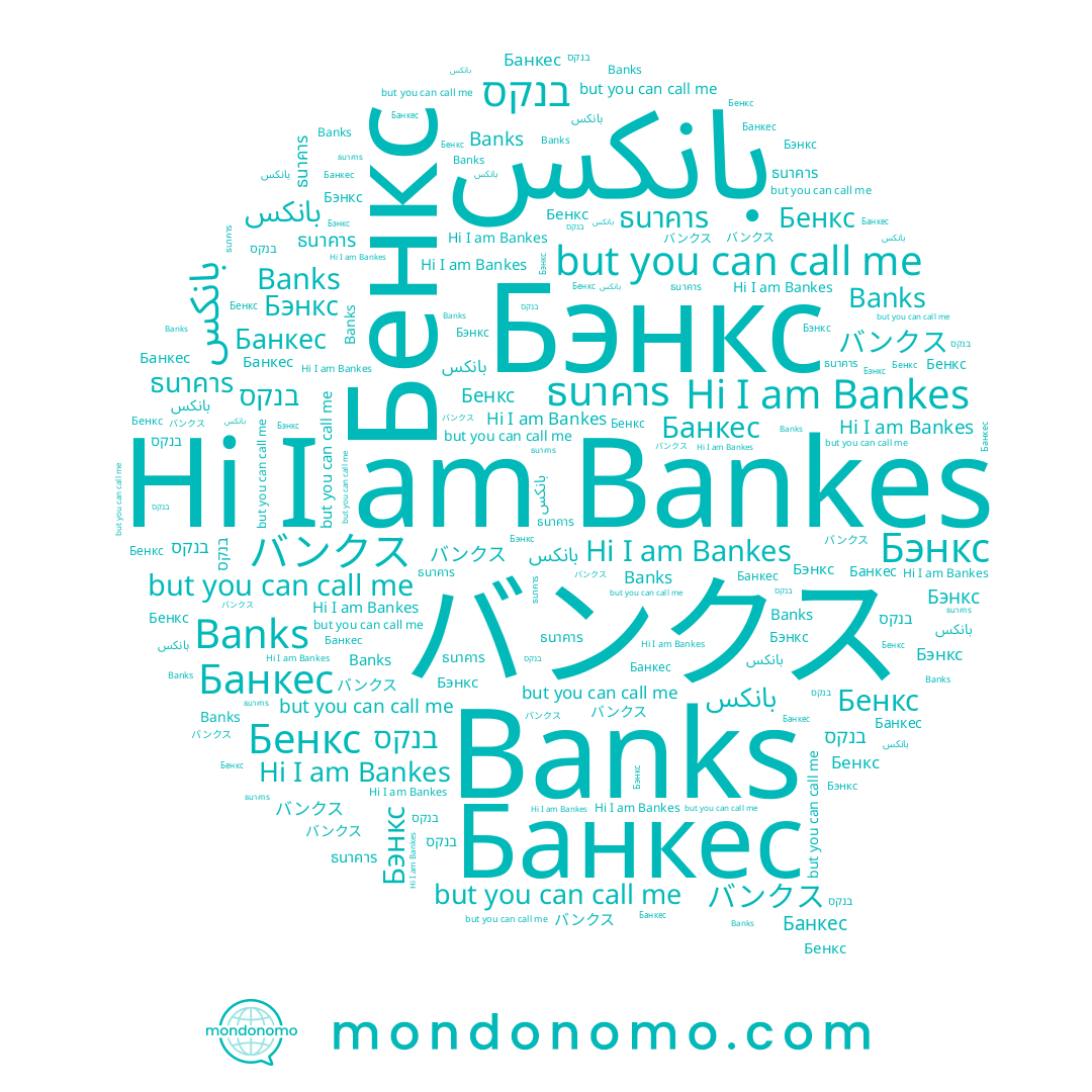name Banks, name Банкес, name Bankes, name بانكس, name ธนาคาร, name בנקס, name Бенкс, name Бэнкс