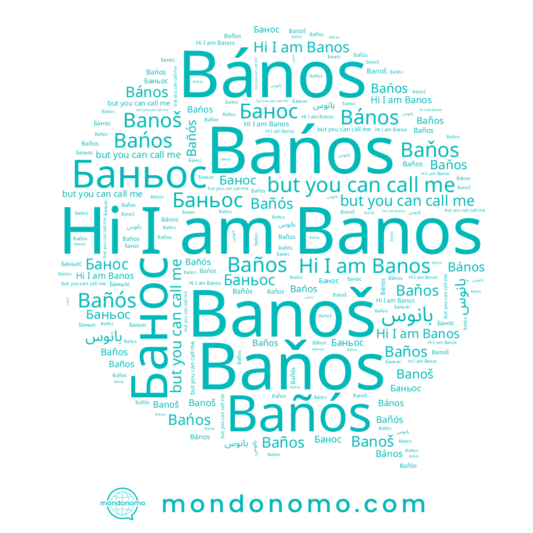 name Banoš, name بانوس, name Baños, name Bańos, name Bañós, name Баньос, name Банос, name Banos, name Baňos, name Bános