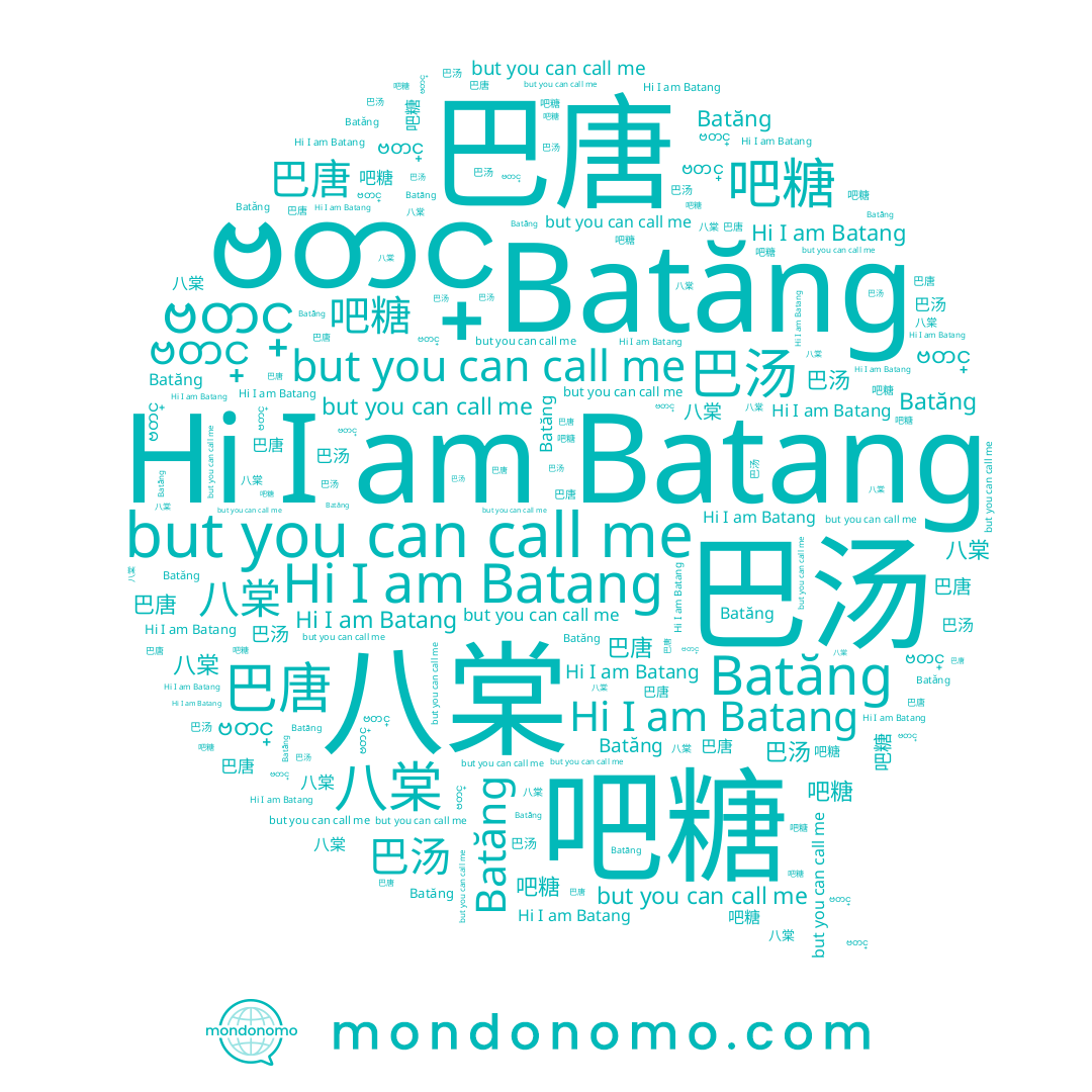 name 八棠, name 巴汤, name 吧糖, name 巴唐, name Batang, name Batăng, name ဗတင္, name 岜餹