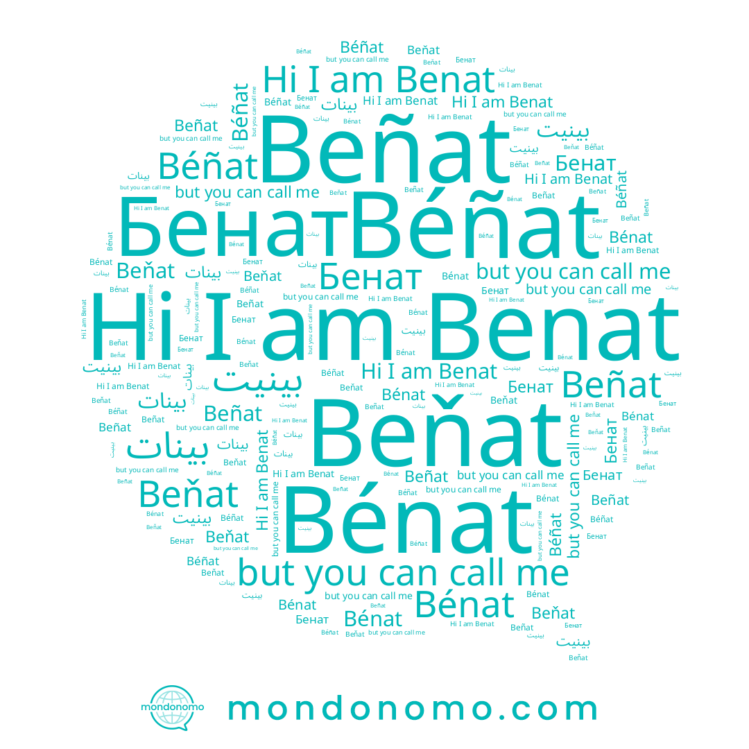 name Beňat, name Bénat, name Бенат, name بينات, name Béñat, name Benat, name Beñat
