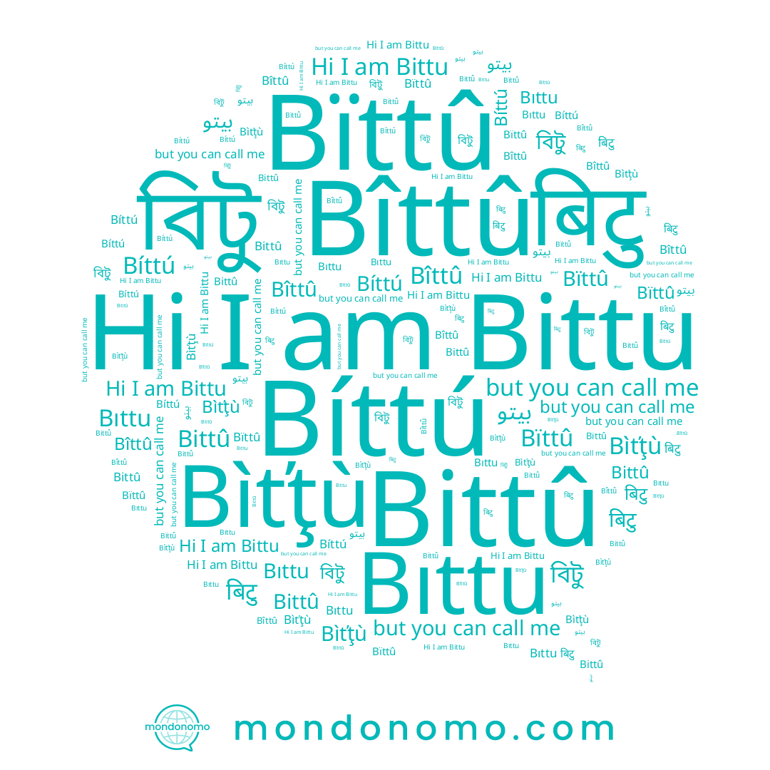 name بيتو, name Bîttû, name Bìťţù, name Bíttú, name Bittû, name बिटु, name Bïttû, name বিটু, name Bittu