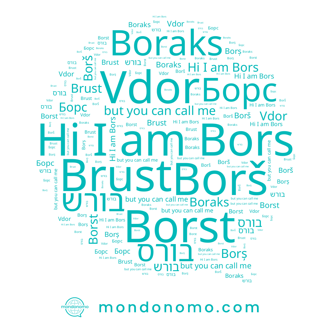 name Brust, name Borș, name بورس, name Vdor, name Bors, name בורש, name Boraks, name Борс, name Borš, name Borst, name בורס