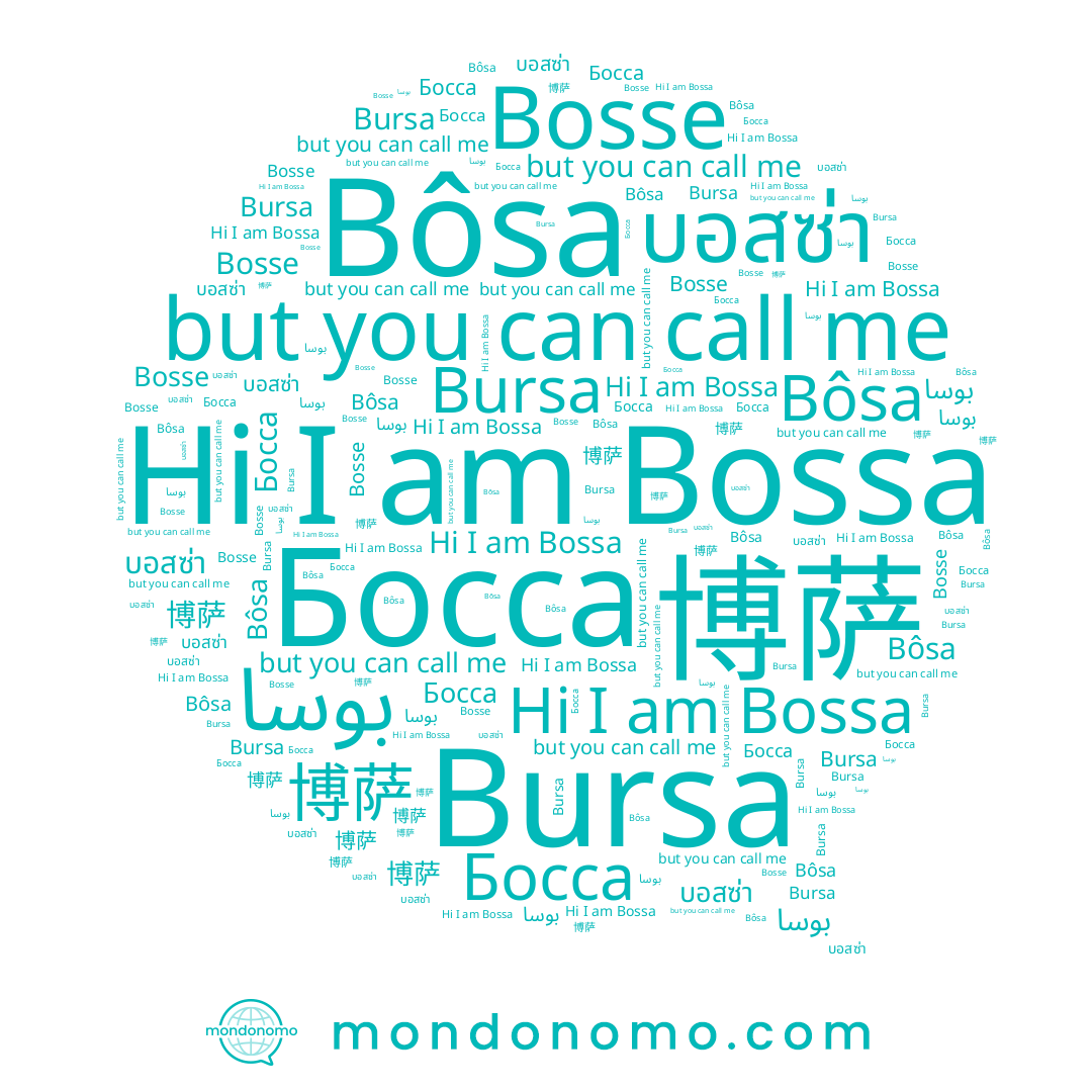 name Bursa, name Bosse, name 博萨, name بوسا, name Bôsa, name Босса, name Bossa