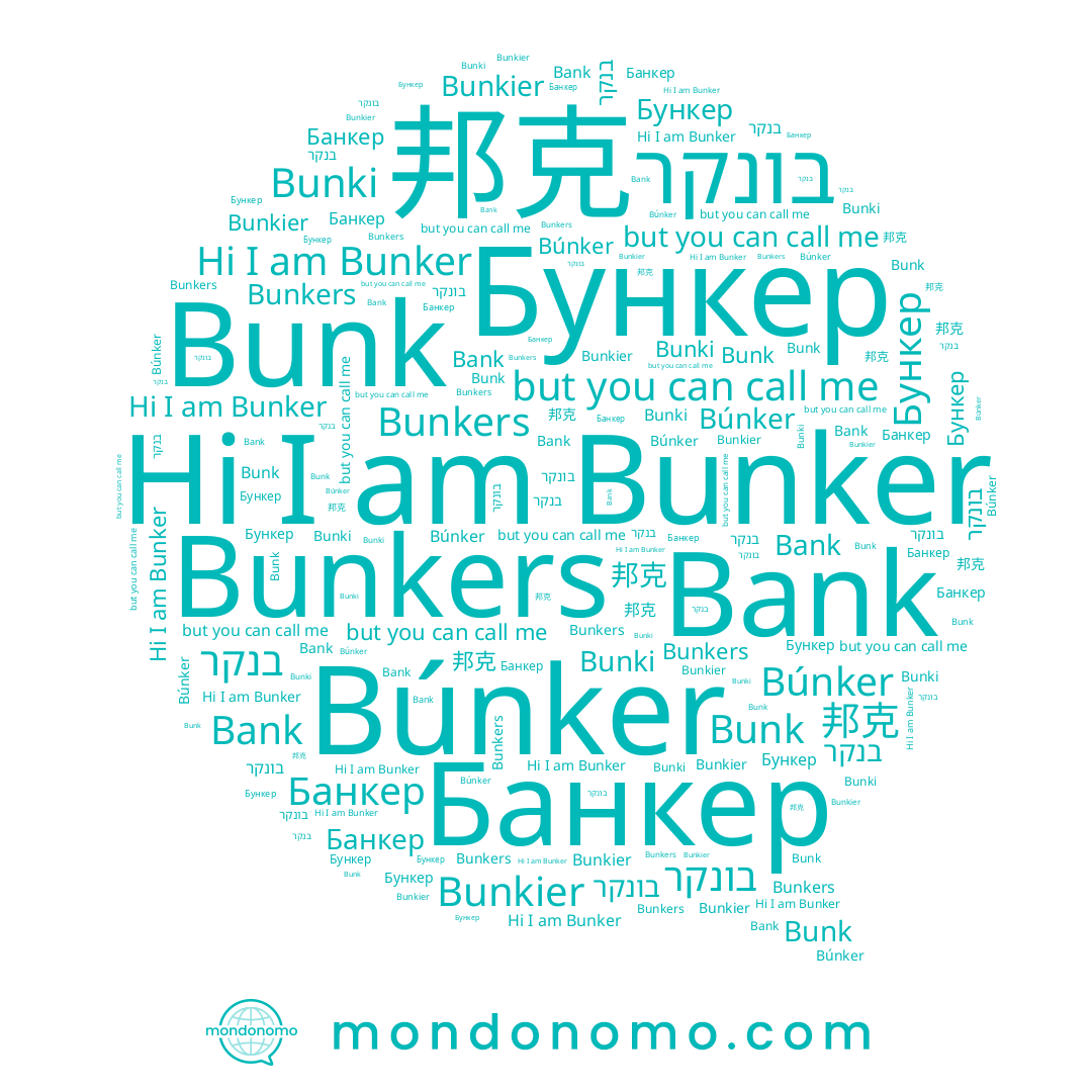 name Bunkier, name Bunki, name Банкер, name Bunkers, name Bunker, name בנקר, name 邦克, name Bank, name Бункер, name Bunk