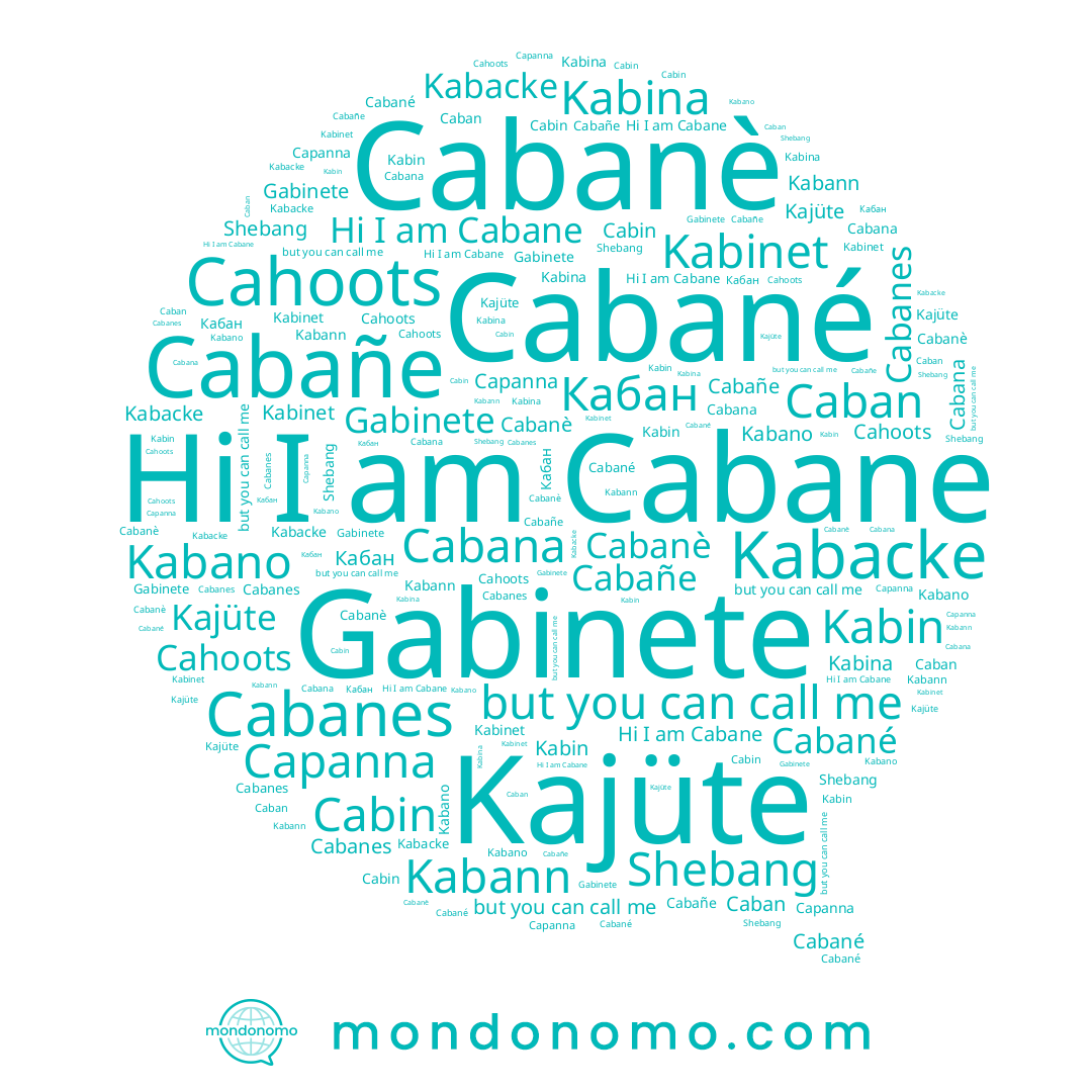 name Capanna, name Gabinete, name Cabane, name Kabano, name Kajüte, name Caban, name Kabinet, name Kabacke, name Kabann, name Cabané, name Cabanes, name Kabin, name Cabana, name Kabina, name Кабан, name Cabanè, name Cabañe