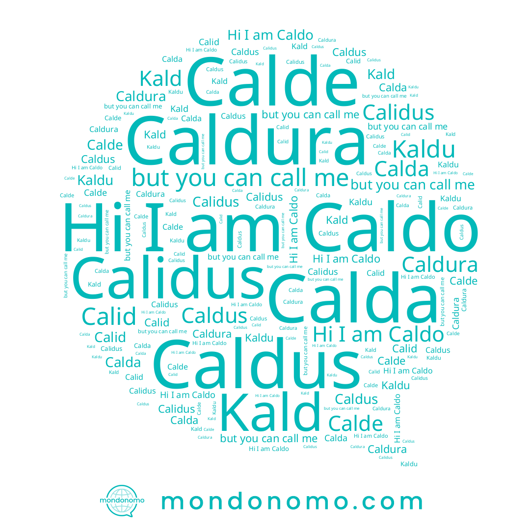 name Calid, name Calde, name Calda, name Kald, name Caldura, name Caldo, name Kaldu