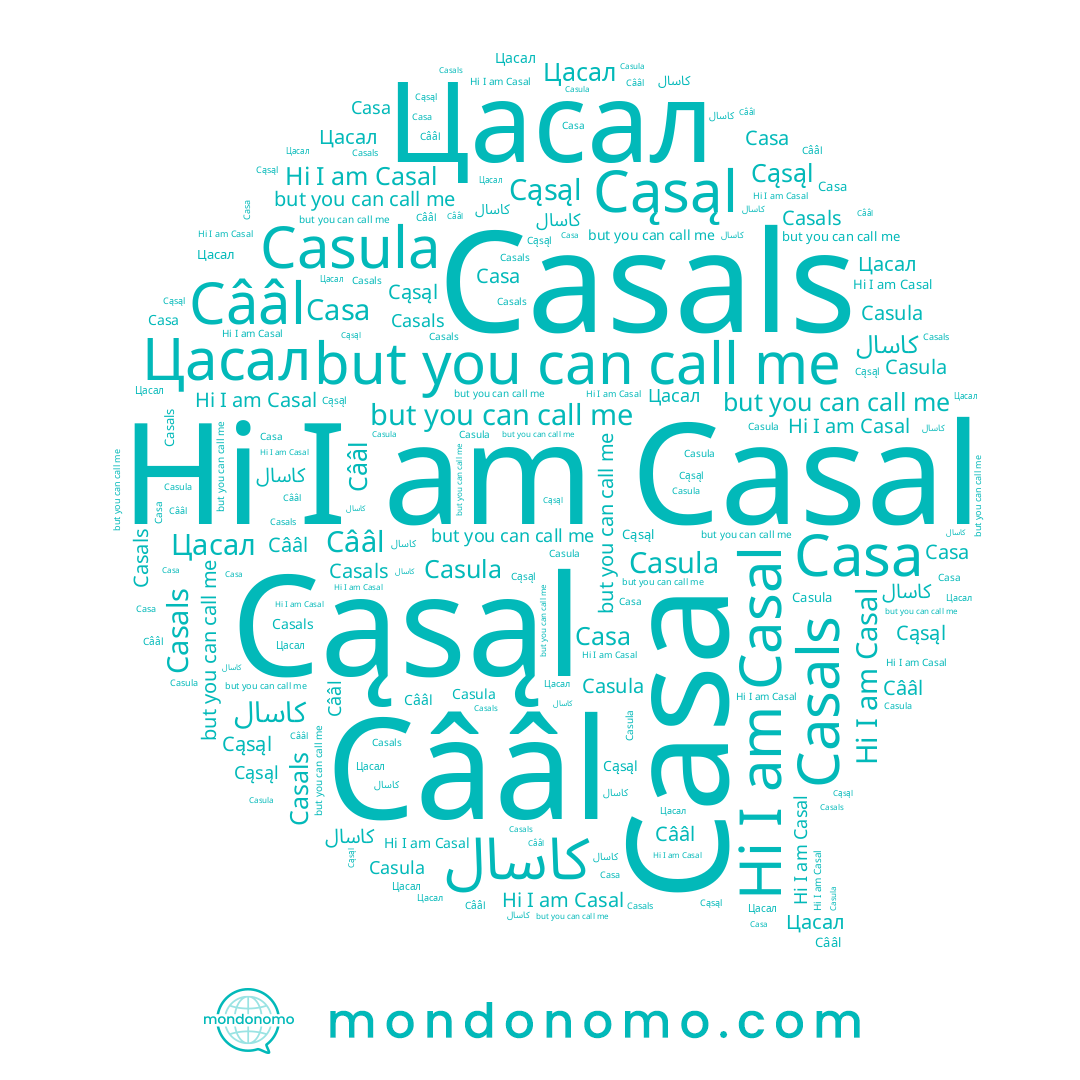 name Цасал, name Cââl, name Casa, name Cąsąl, name Casals, name Casal, name Casula