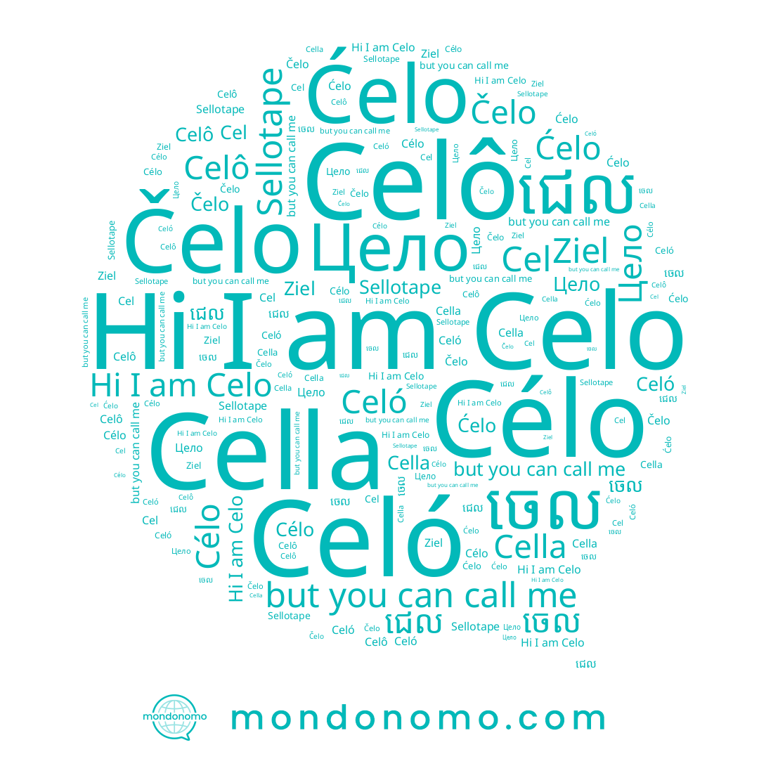 name Ćelo, name Célo, name Celó, name ចេល, name Celo, name Цело, name Cella, name ជេល, name Čelo, name Celô, name Ziel, name Cel