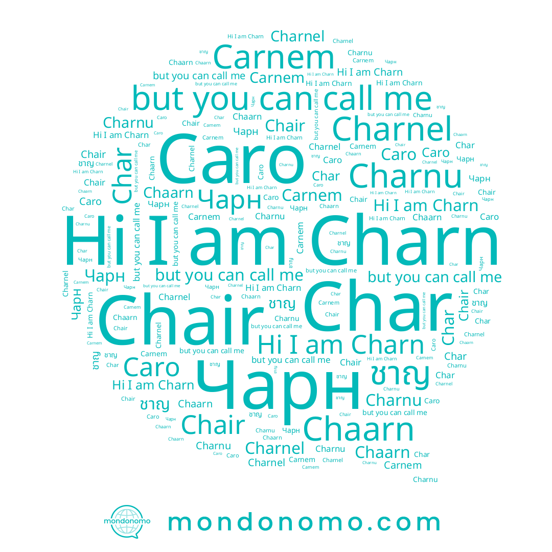 name Caro, name ชาญ, name Charnel, name Chair, name Carnem, name Чарн, name Charnu, name Char, name Charn