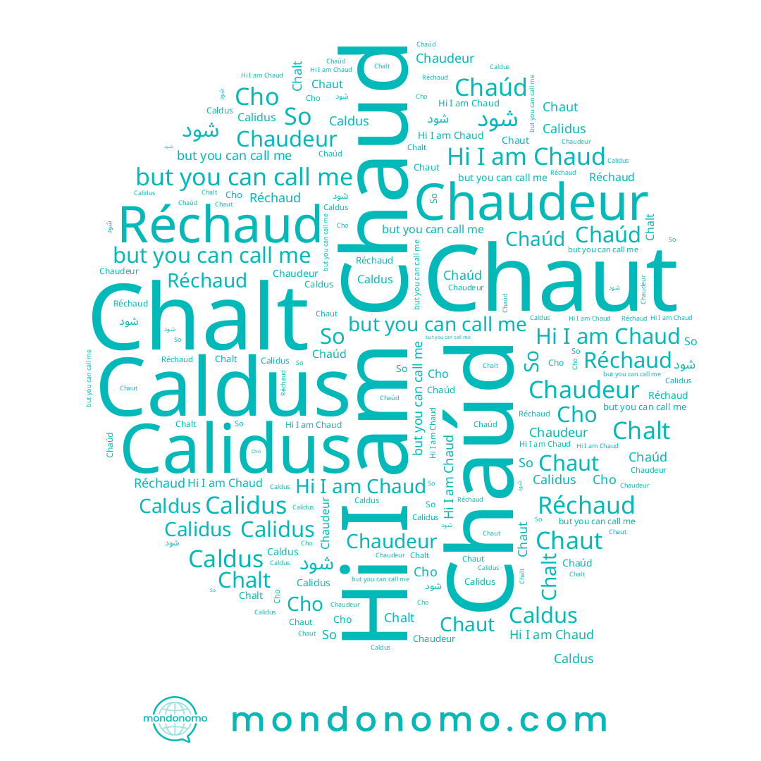 name Chaudeur, name Chaúd, name Cho, name Réchaud, name Chaut, name So, name Chaud, name شود, name Chalt