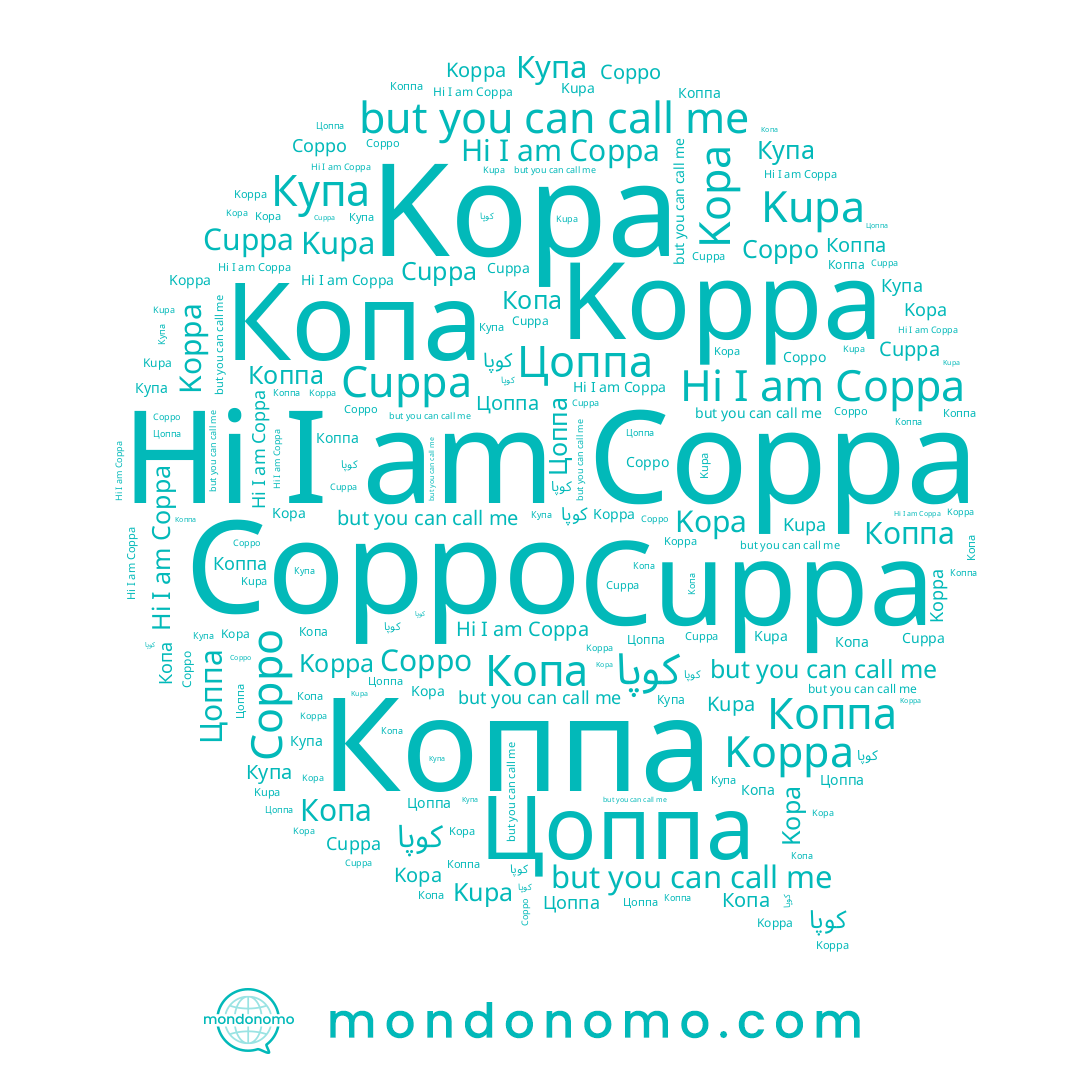 name Kopa, name Цоппа, name Coppa, name Coppo, name Коппа, name Cuppa, name Купа, name Kupa, name Копа, name Koppa, name كوپا