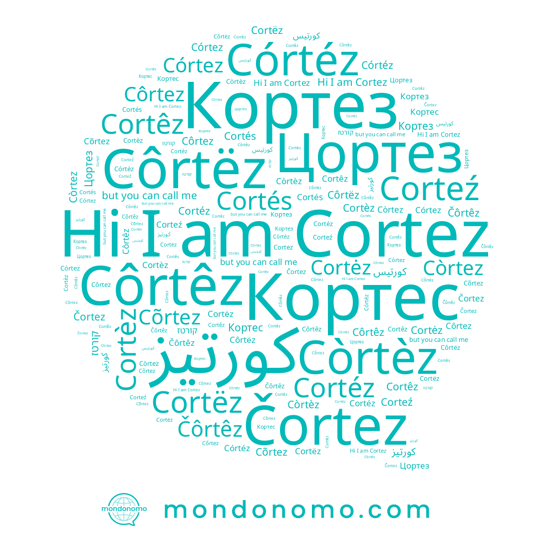name Còrtèz, name Кортез, name Цортез, name Čortez, name Cortèz, name קורטז, name Côrtëz, name Córtéz, name Côrtez, name Cortés, name Кортес, name Cortêz, name Corteź, name Čôrtêz, name كورتيس, name Córtez, name Còrtez, name Cõrtez, name Cortéz, name Cortez, name Cortėz, name Côrtêz, name Cortëz
