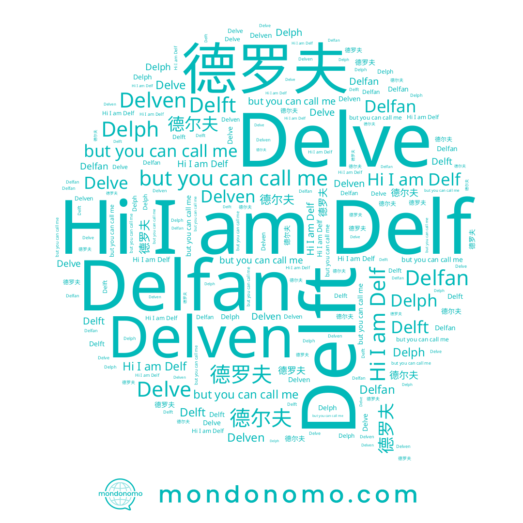 name Delfan, name Delven, name Delf, name 德罗夫, name Delft, name Delph, name 德尔夫