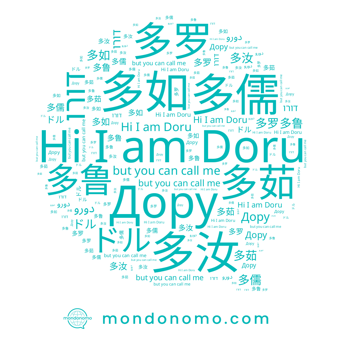 name Doru, name דורו, name 多如, name 多茹, name Дору, name 多罗, name 多鲁, name 多汝, name 多儒