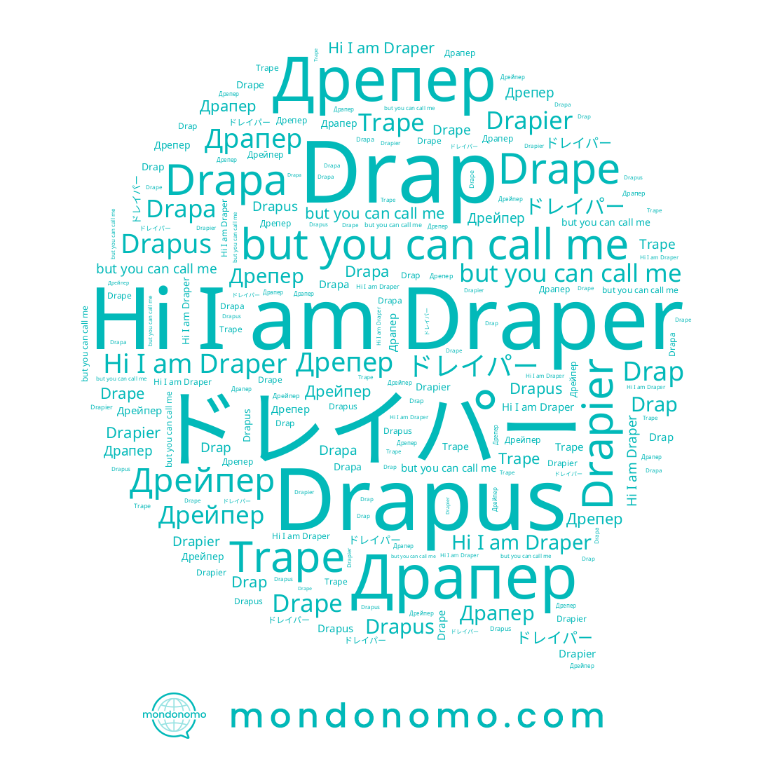 name Drapus, name Drap, name Drapier, name Drape, name Drapa, name Draper, name Trape, name Драпер, name Дрейпер