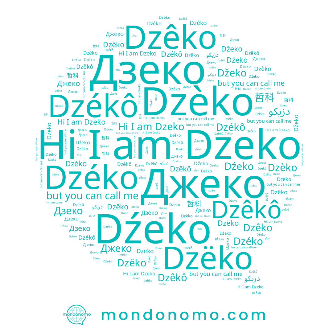 name Dzêko, name Dzéko, name دزيكو, name Dzékô, name Dzeko, name Dzëko, name Džeko, name 哲科, name Dzêkô, name Dzèko, name Dźeko, name Дзеко