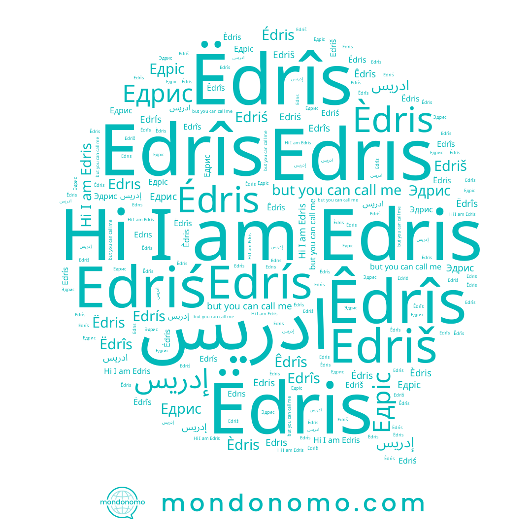 name Ëdris, name Edrís, name Edris, name Ëdrîs, name إدريس, name ادریس, name Эдрис, name Edriś, name Édris, name Edriš, name Edrîs, name Èdris, name Едріс, name Êdrîs, name Едрис