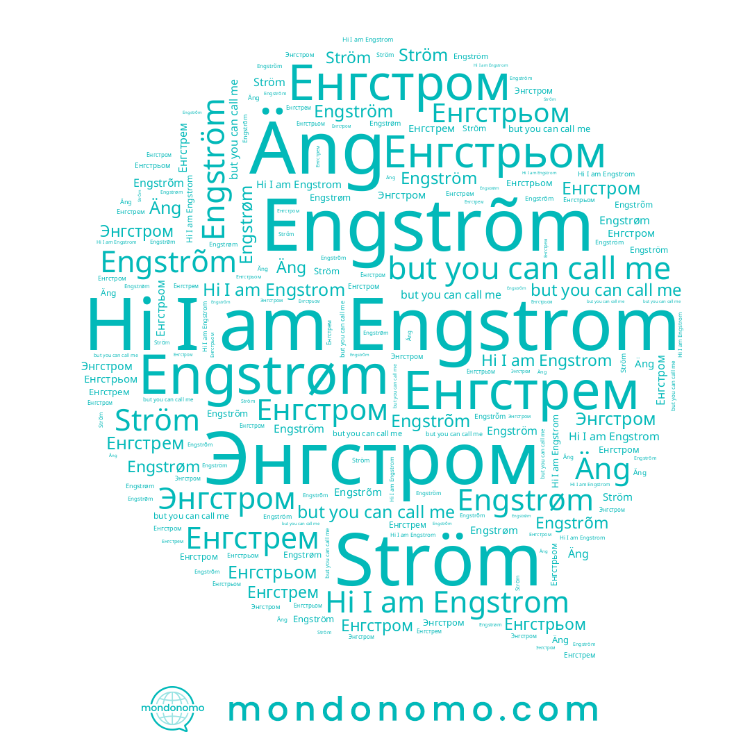 name Engstrõm, name Энгстром, name Енгстром, name Engstrøm, name Енгстрьом, name Engstrom, name Ström, name Engström, name Енгстрем, name Äng