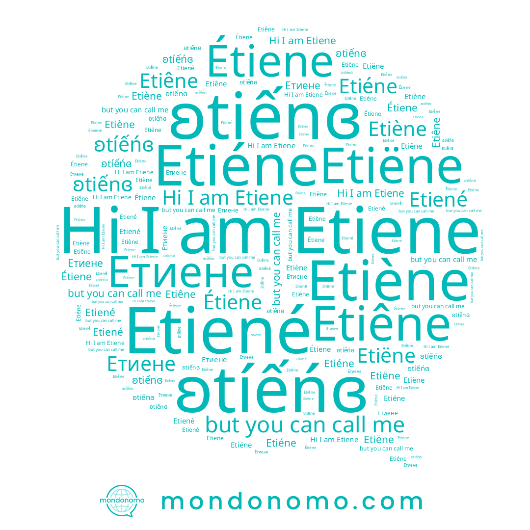 name Etiène, name Étiene, name ʚtiếnɞ, name Etiene, name Etiéne, name Etiëne, name ʚtíếńɞ, name Етиене, name Etiené, name Etiêne