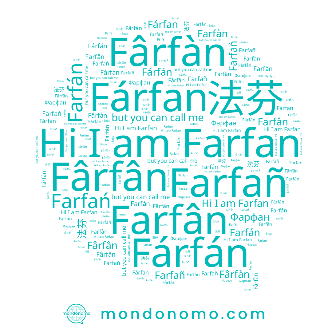 name Farfañ, name Farfán, name Fârfân, name Fárfan, name Farfân, name Fârfàn, name Farfan, name 法芬, name Farfań, name Fárfán, name Фарфан, name Farfàn