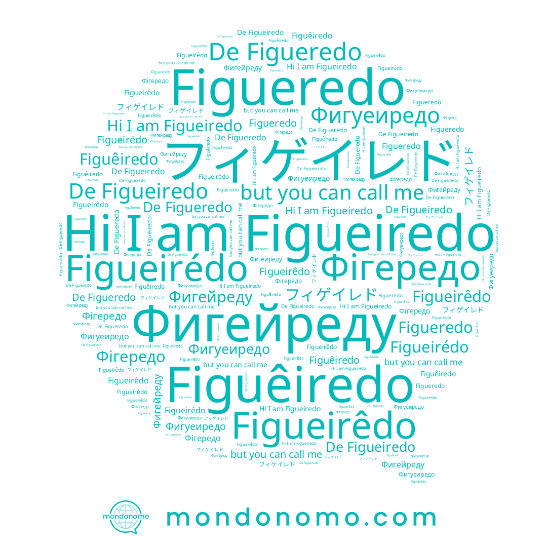 name Figueredo, name Figueirêdo, name Figuêiredo, name Фігередо, name Фигуеиредо, name Фигейреду, name Figueiredo, name Figueirédo