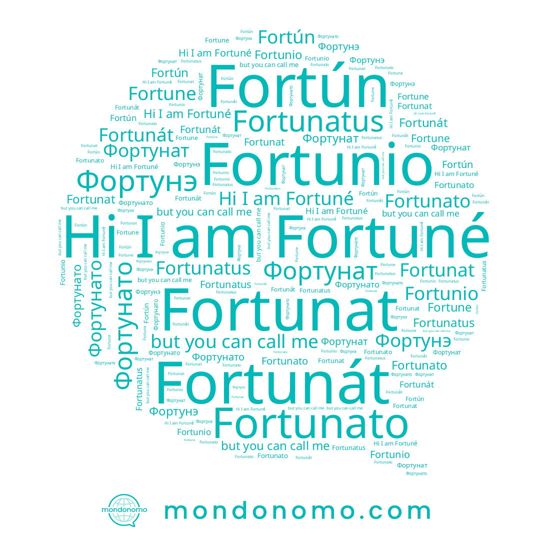 name Fortún, name Фортунат, name Фортунэ, name Фортунато, name Fortunio, name Fortunato, name Fortunát, name Fortunatus, name Fortunat, name Fortuné, name Fortune