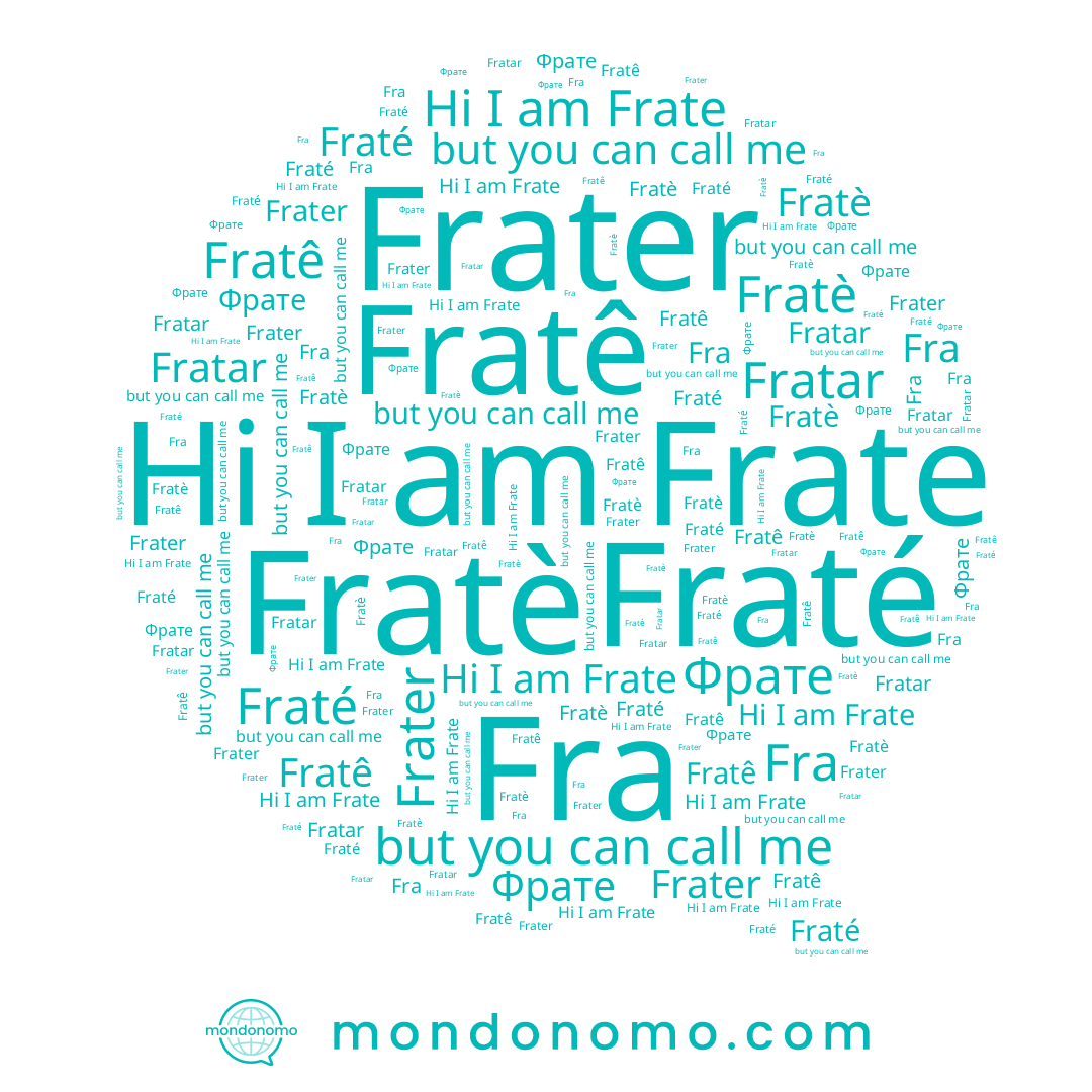 name Fra, name Fraté, name Fratar, name Fratê, name Frate, name Фрате, name Fratè, name Frater