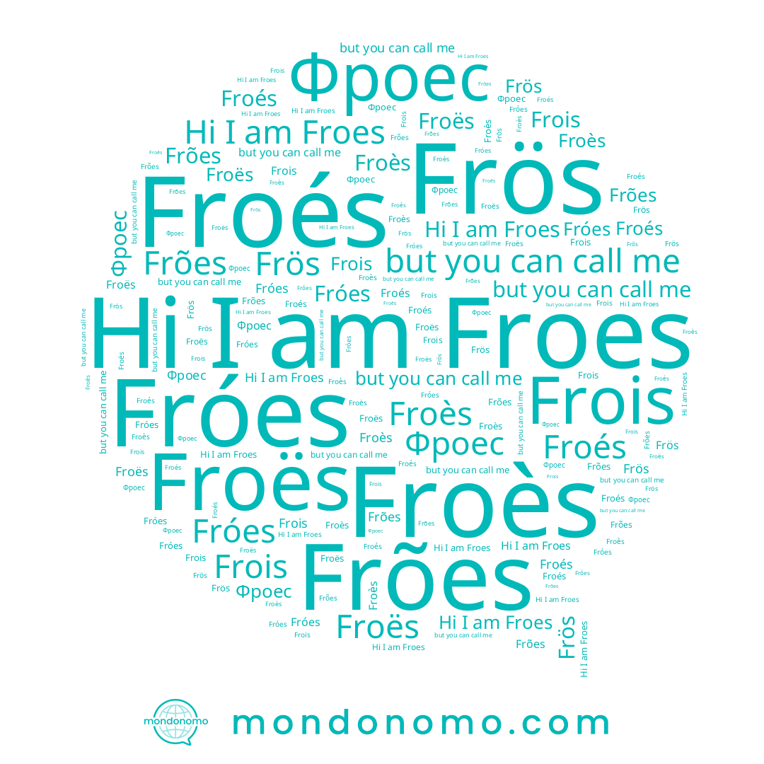 name Froés, name Frös, name Fróes, name Фроес, name Frois, name Froès, name Froës, name Frões, name Froes