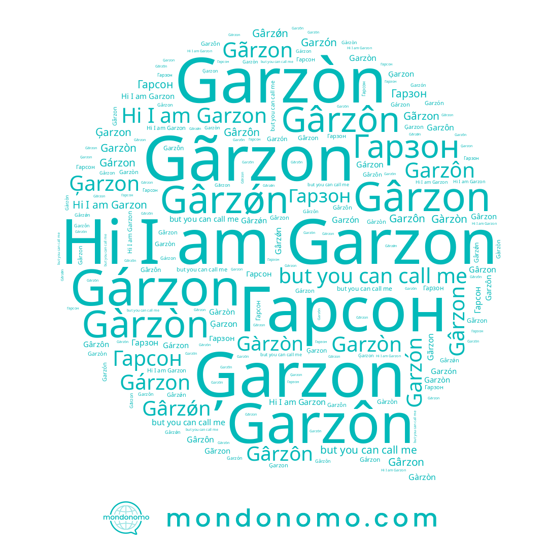 name Garzon, name Gàrzòn, name Гарсон, name Гарзон, name Gárzon, name Gârzôn, name Gãrzon, name Garzôn, name Garzón, name Ģarzon, name Garzòn, name Gârzon, name Gârzǿn