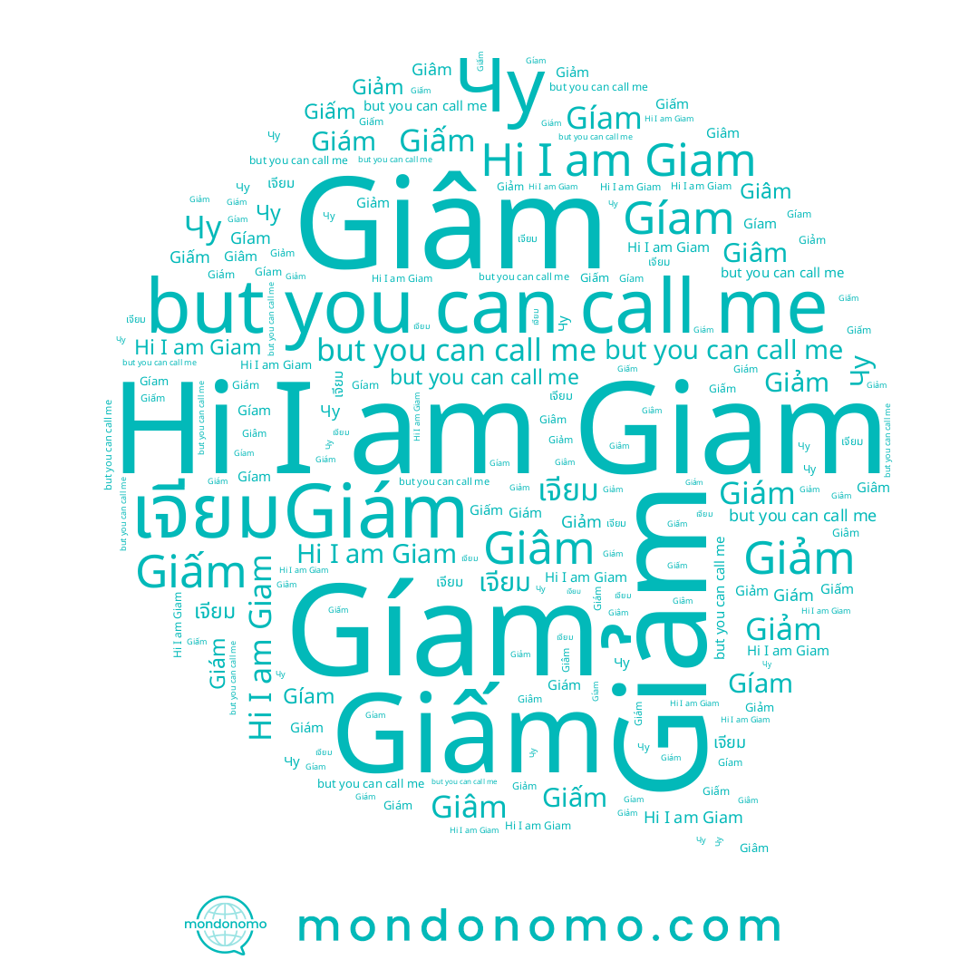 name Gíam, name Giấm, name เจียม, name Giâm, name Чу, name Giam, name Giảm
