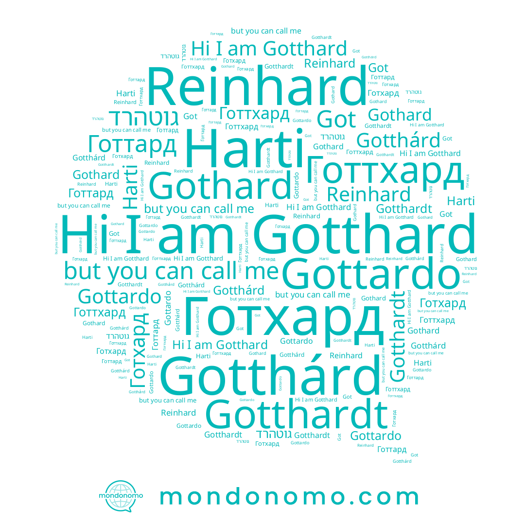 name גוטהרד, name Harti, name Reinhard, name Gotthard, name Готхард, name Готтхард, name Gottardo, name Gothard, name Gotthardt, name Got, name Готтард