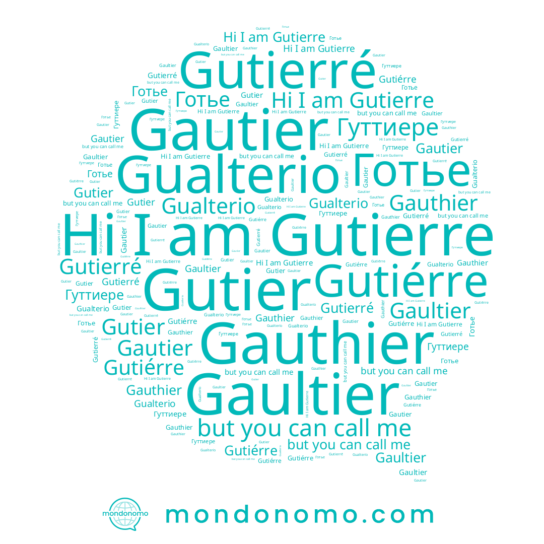 name Gaultier, name Gauthier, name Готье, name Gualterio, name Gautier, name Gutiérre, name Gutierre, name Gutier, name Gutierré