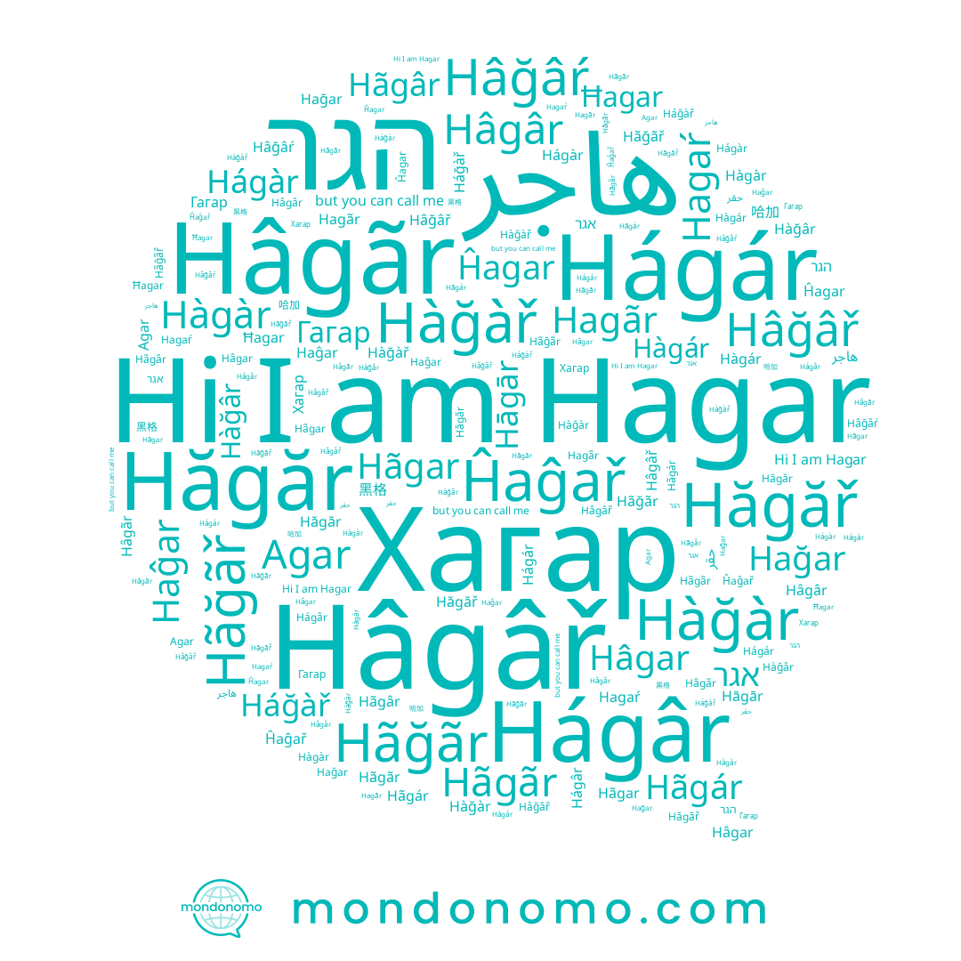 name Hagaŕ, name Hâğâŕ, name هاجر, name Hãğãr, name Hàgár, name 哈加, name Гагар, name Hâgâr, name Hâgâř, name Hăgăr, name Hãgár, name Hâğâř, name Hãgãr, name Hàğàř, name Ħagar, name Hāgār, name Hâgar, name Hãgar, name Hãgâr, name Hagãr, name Hãğãř, name אגר, name Hágàr, name Hágâr, name Hàğàr, name הגר, name Hağar, name Hàğâr, name Hàgàr, name Haĝar, name Hágár, name Hâgãr, name Háğàř, name Agar, name 黑格, name Hăgăř, name Ĥagar, name Хагар, name Hagar, name حقر, name Ĥaĝař