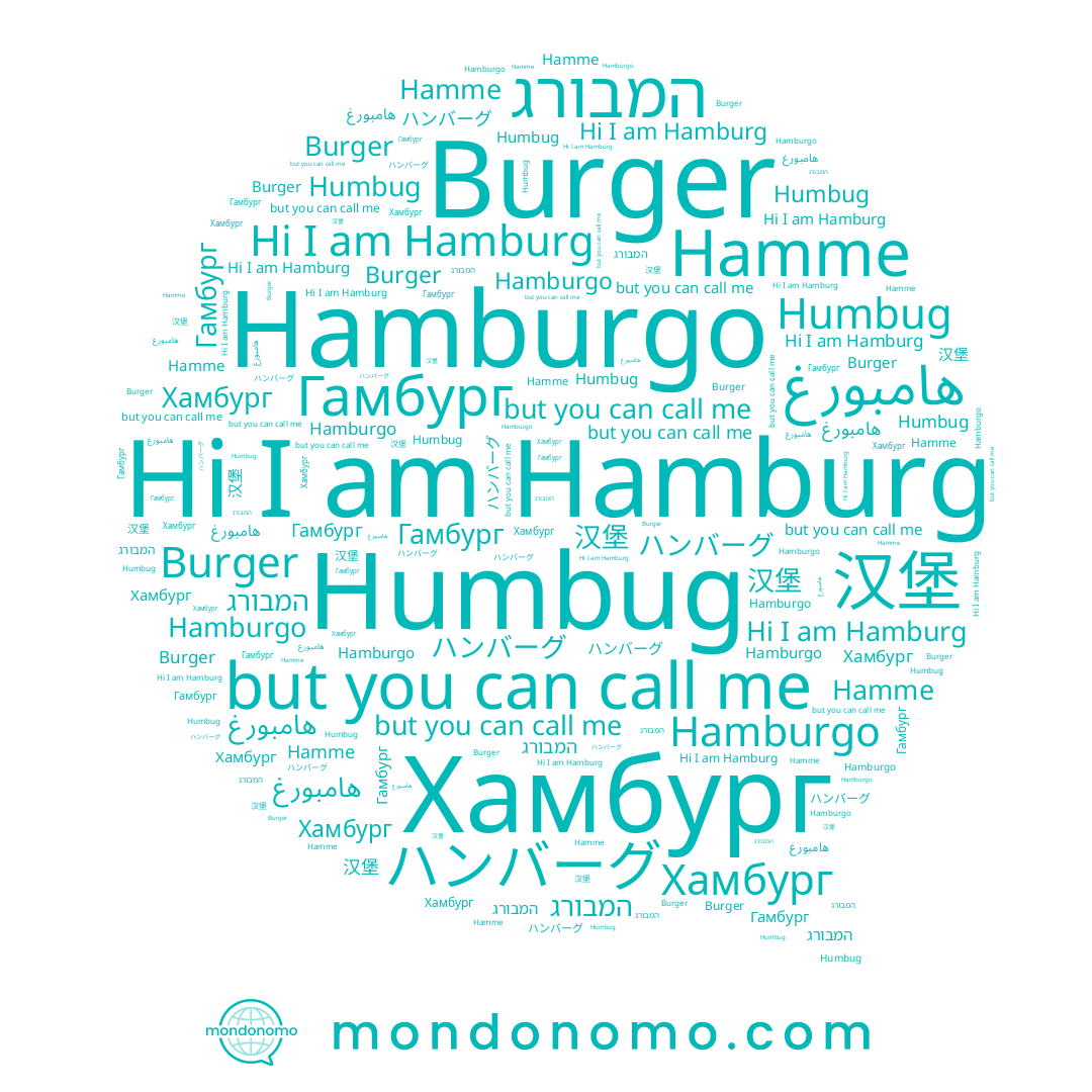 name Burger, name Hamburg, name ハンバーグ, name 汉堡, name Hamme, name המבורג, name Гамбург, name Хамбург