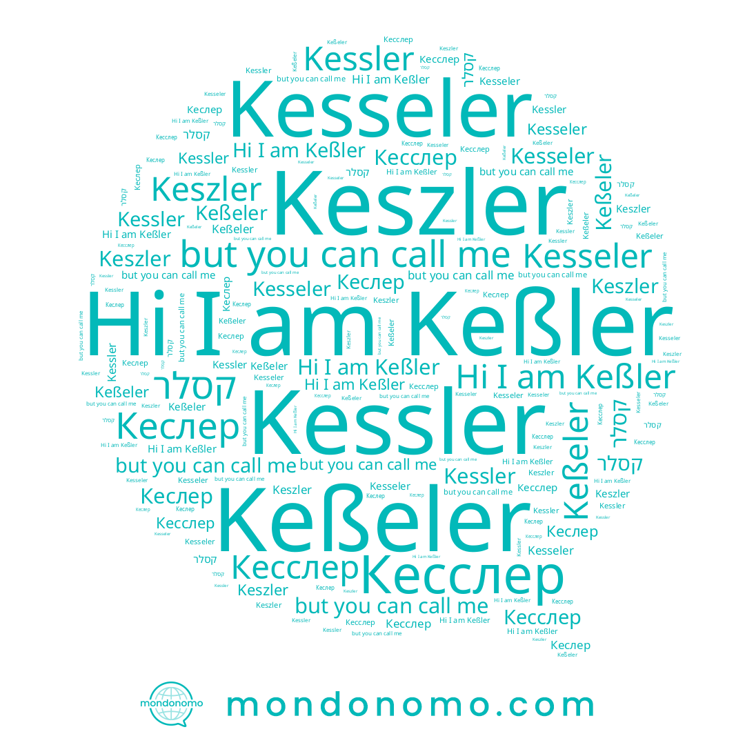 name Kesseler, name Kessler, name Кеслер, name קסלר, name Keßeler, name Keszler, name Keßler, name Кесслер