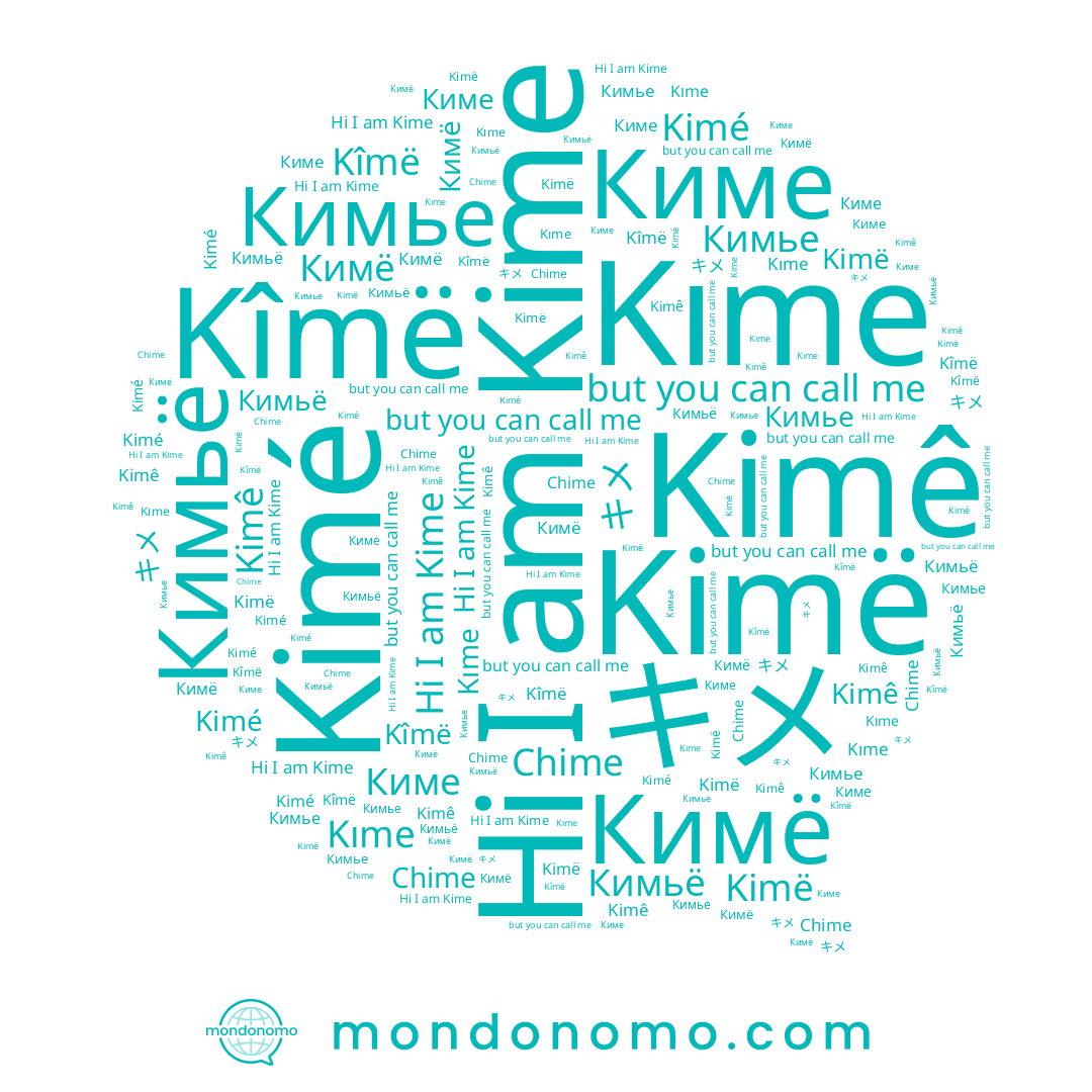 name キメ, name Kimë, name Chime, name Kime, name Кимё, name Киме, name Кимьё, name Kıme, name Kîmë, name Kimê, name Kimé, name Кимье
