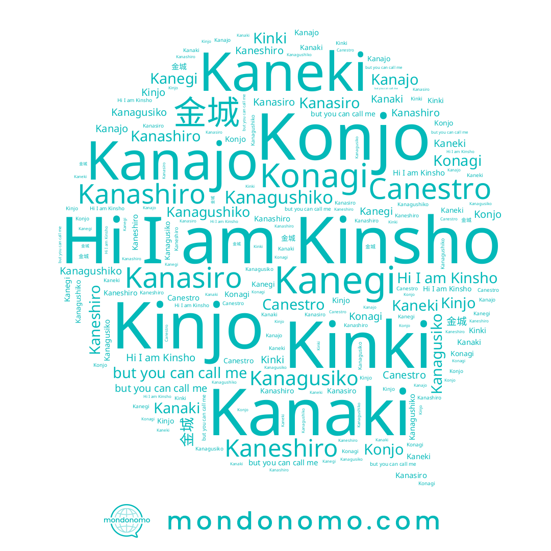 name Konjo, name Kanasiro, name Kinki, name Canestro, name Kaneshiro, name Kinsho, name Kanagushiko, name Kanajo, name Kaneki, name Kanaki, name Kanegi, name Kanagusiko, name Kinjo, name Konagi, name 金城, name Kanashiro
