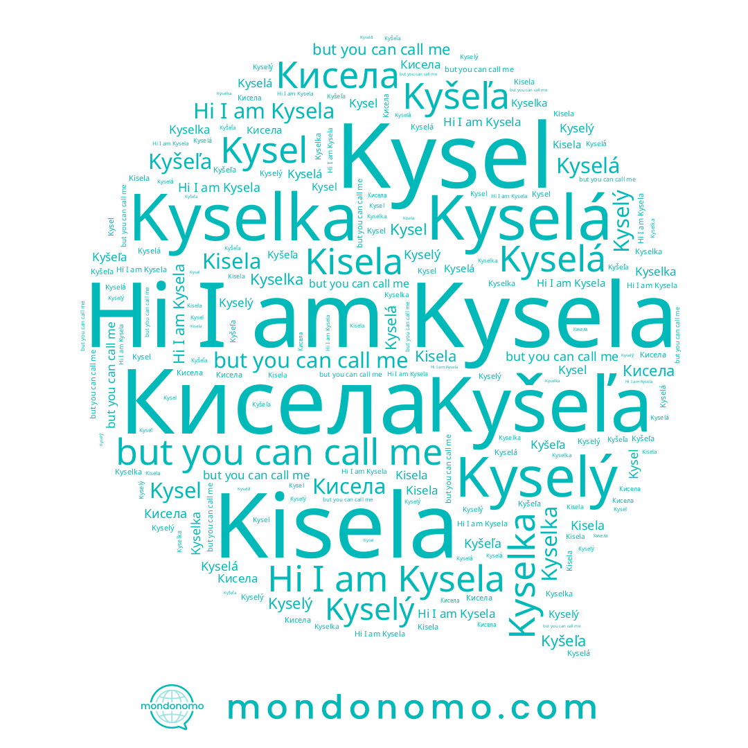 name Kisela, name Kyselka, name Кисела, name Kyšeľa, name Kyselá, name Kysela, name Kysel, name Kyselý