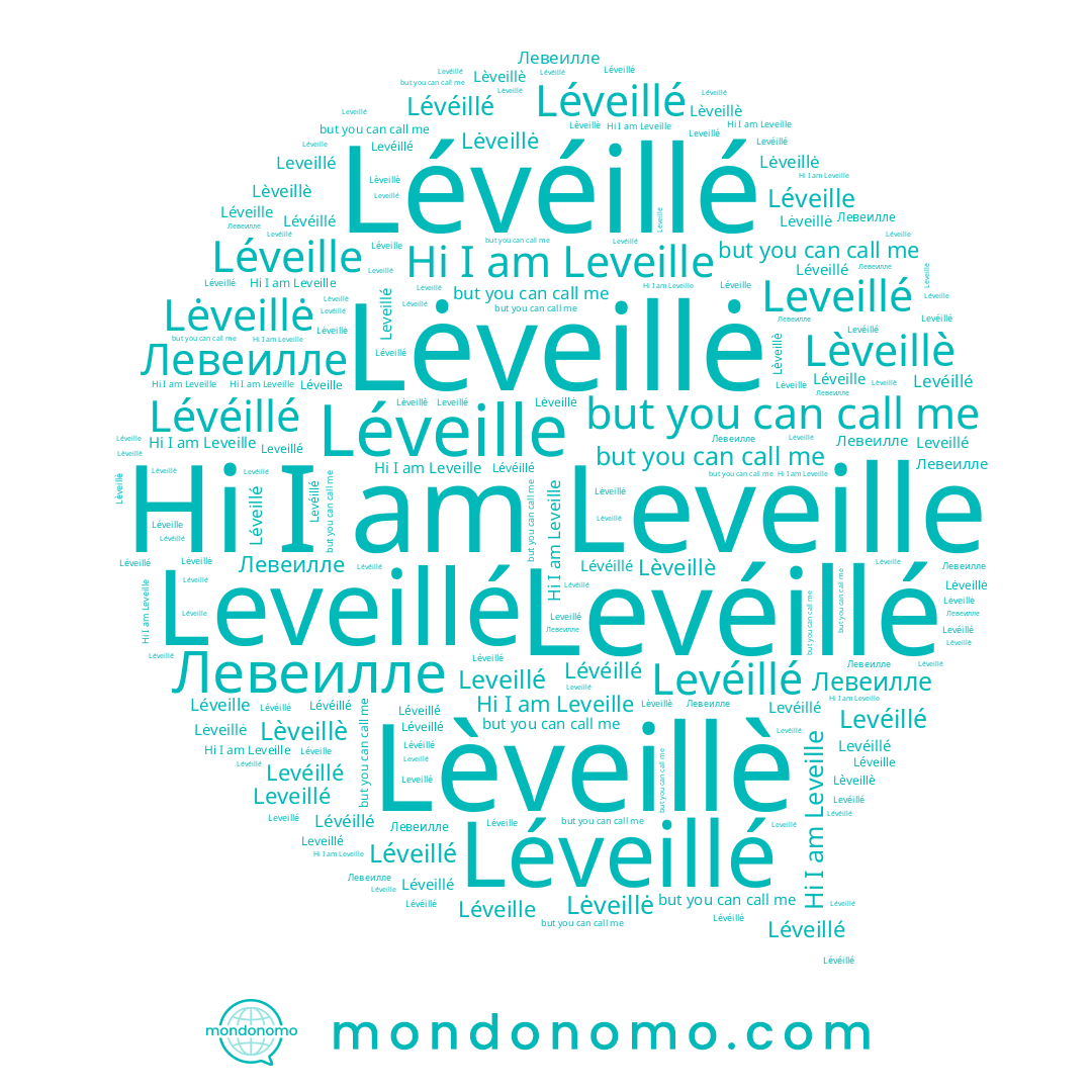 name Levéillé, name Léveillé, name Lèveillè, name Leveillé, name Lévéillé, name Leveille, name Léveille, name Lėveillė, name Левеилле