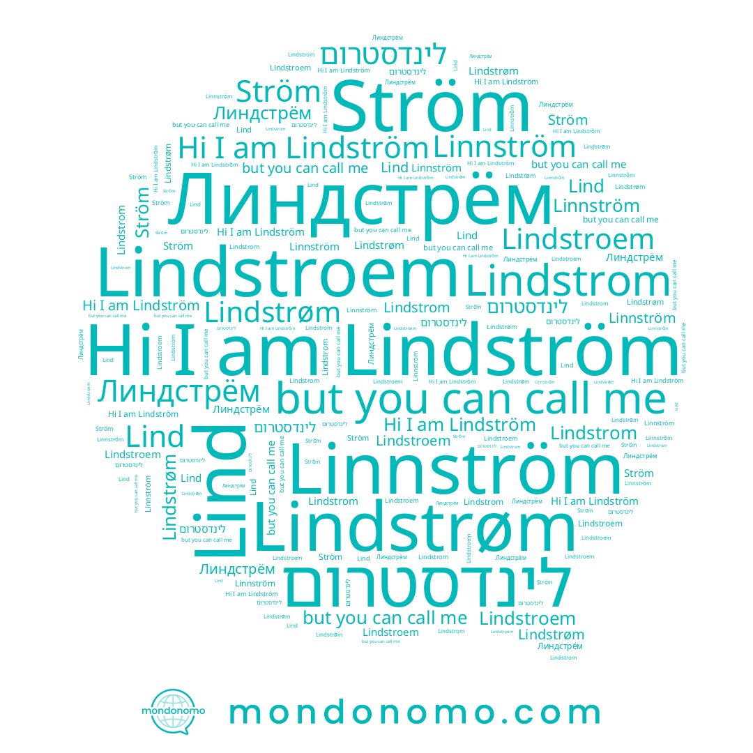 name Linnström, name Ström, name Lindstrom, name Lindstroem, name לינדסטרום, name Lindström, name Lind, name Lindstrøm