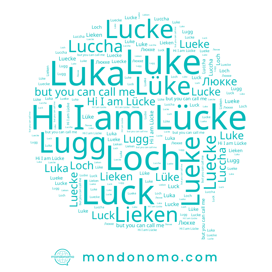 name Люкке, name Luecke, name Lueke, name Lüke, name Lücke, name Lucke, name Lugg, name Luke, name Luka, name Luccha, name Loch, name Luck
