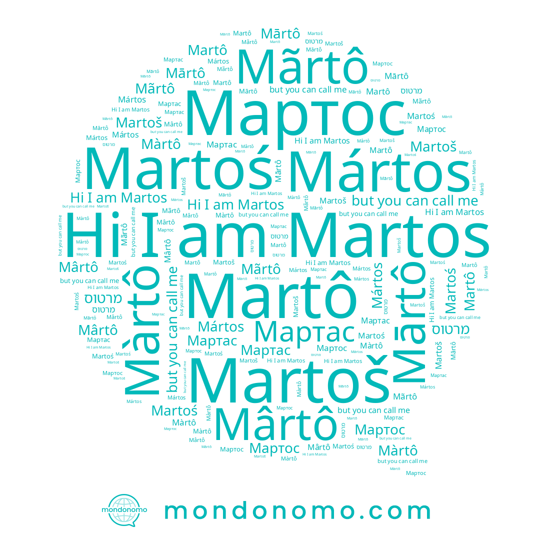 name Martos, name Màrtô, name Mãrtô, name Mārtô, name מרטוס, name Mârtô, name Martoś, name Martô, name Mártos, name Мартос