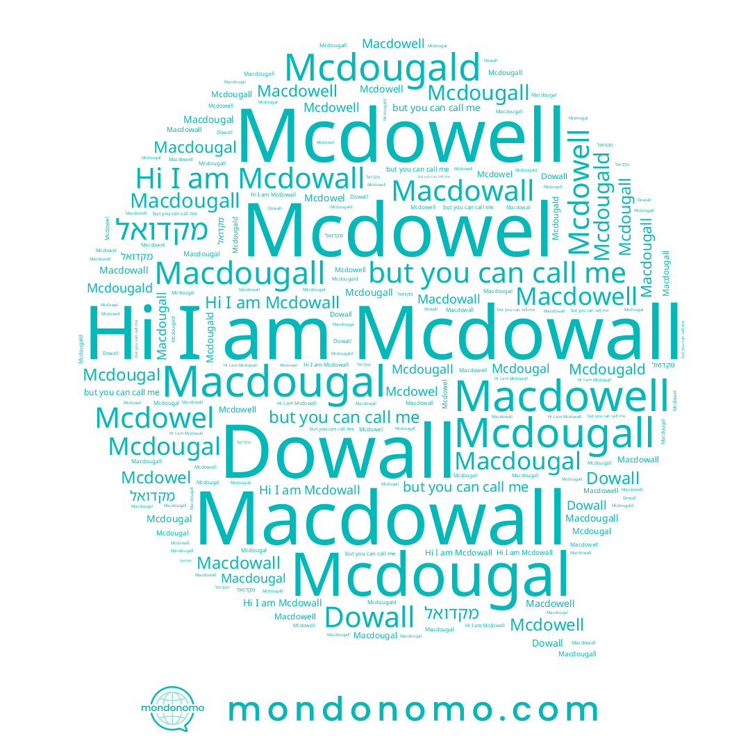name Macdougal, name Mcdowall, name מקדואל, name Macdougall, name Mcdowell, name Mcdougall, name Macdowall, name Mcdougald, name Mcdowel, name Dowall, name Mcdougal, name Macdowell