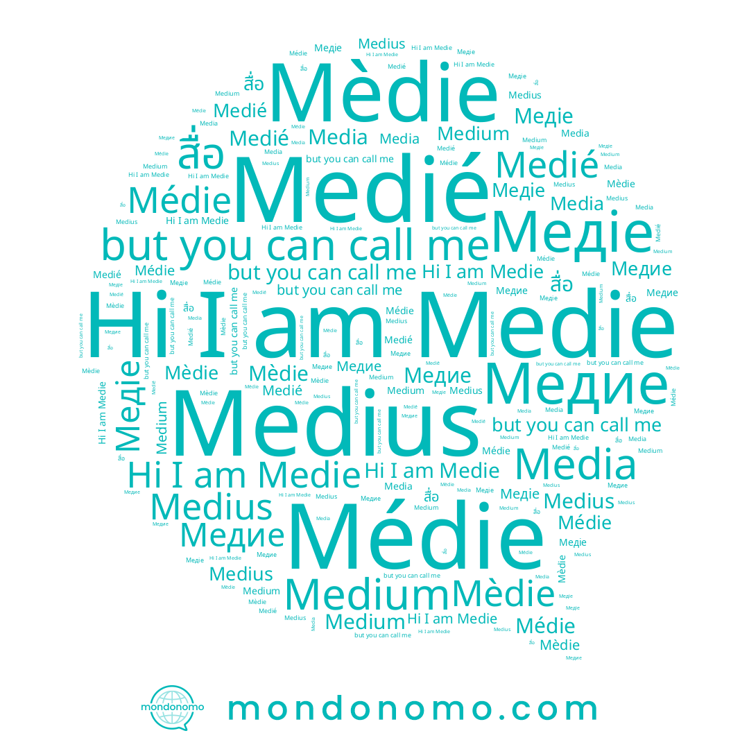 name Mèdie, name Medie, name Медіе, name Medié, name Médie, name Медие